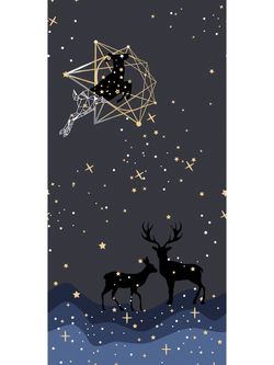 Пододеяльник Simple House "Звездный олень" 2-сп 175х215 см