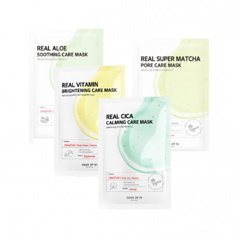 Some By Mi Real Care Mask эффективные тканевые маски для решения проблем кожи