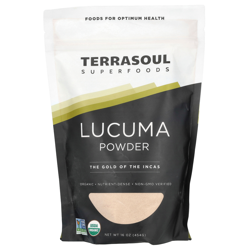 Terrasoul Superfoods, лукума в порошке, «золото инков», 454 г (16 унций)