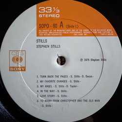 Виниловая пластинка Stephen Stills – Stills LP