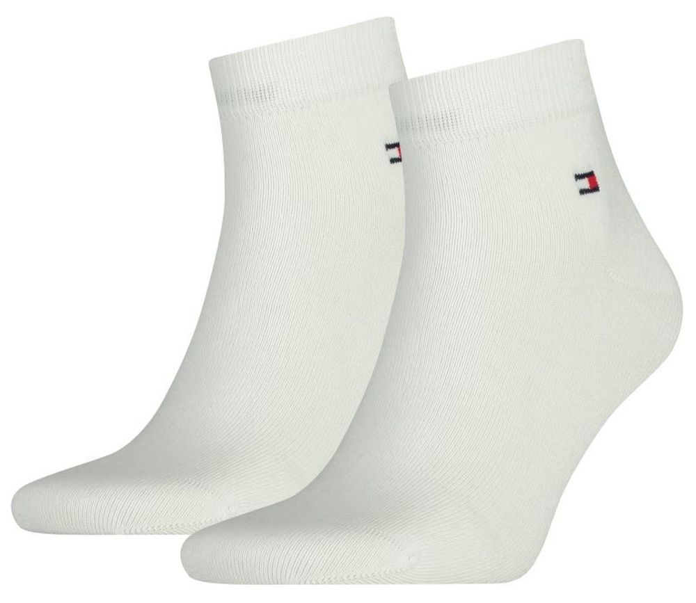 Теннисные носки Tommy Hilfiger Men Quarter 2P - white