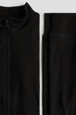 H&M Комплект из хлопкового трикотажа, черный