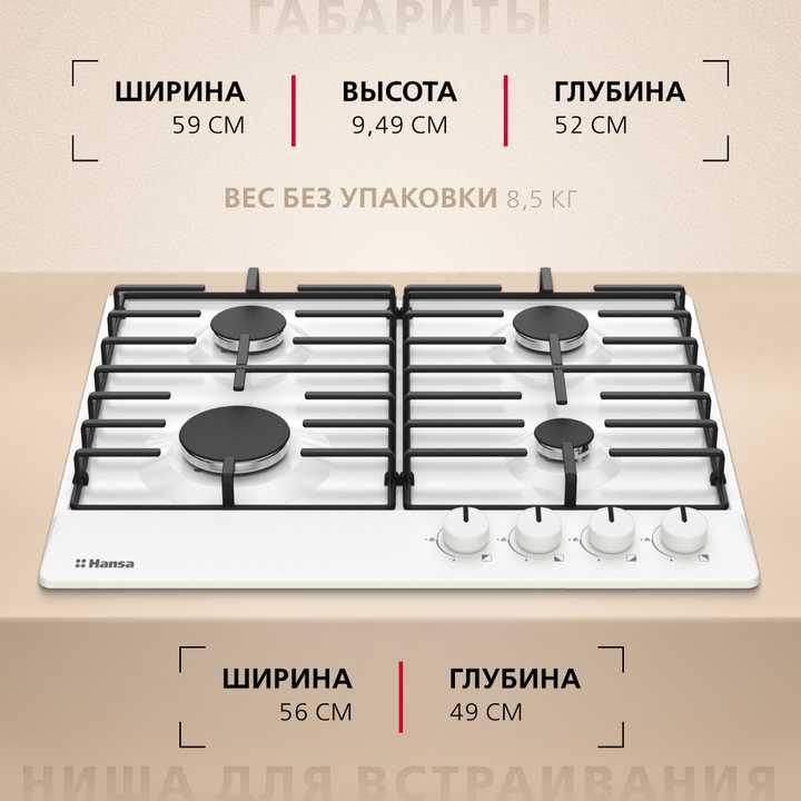 Газовая панель Hansa BHGW630301