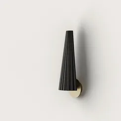 Бра Bion золотое с черным абажуром