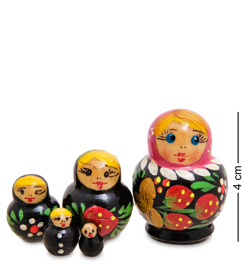 Народные промыслы МР-27/ 9-D Матрешка 5м «Настена» мал.