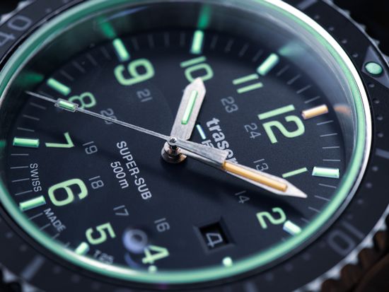 Швейцарские тактические часы Traser P67 Diver Blue 109374