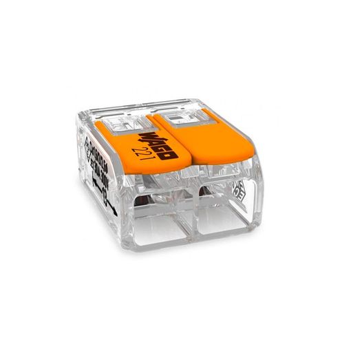 Клемма строительно-монтажная Wago 221-612 2-х проводная 0,5-6 мм² с рычажком 3 шт