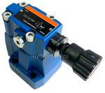 DZ10-1-5X/200XY - Клапан последовательности непрямого действия Ду10, с обратным клапаном с давлением регулировки до 200 бар, каналы управления X и Y - внешние