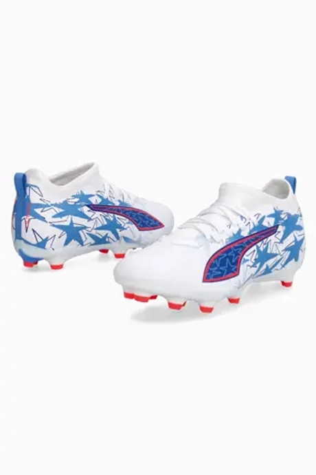 Бутсы Puma Ultra 6 Match Christian Pulisic X KidSuper FG/AG Junior - белый