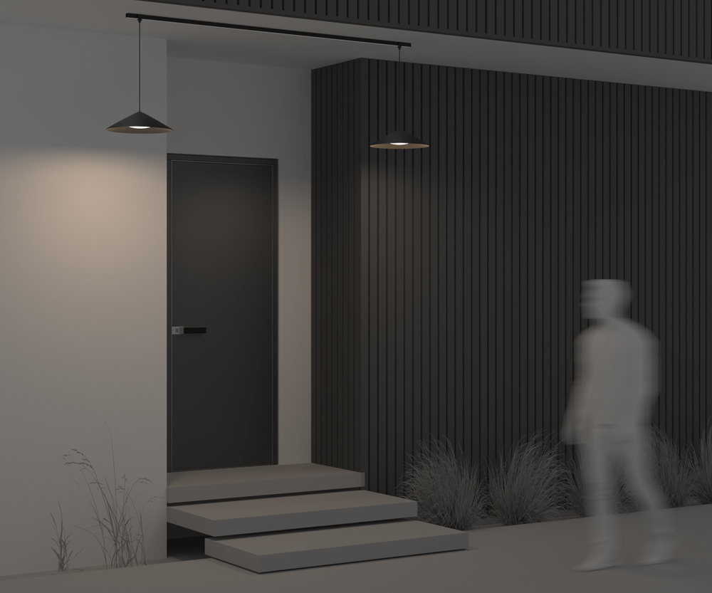 Уличный трековый светильник Outdoor O-TR01-1-P-12WB3K