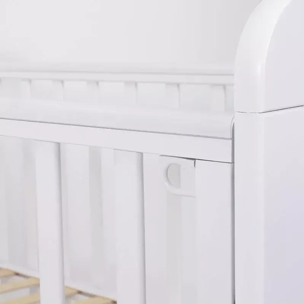 Кровать детская 120*60 "МАРИЯ"-6 (арт.90) пп маят/ящ (белый)