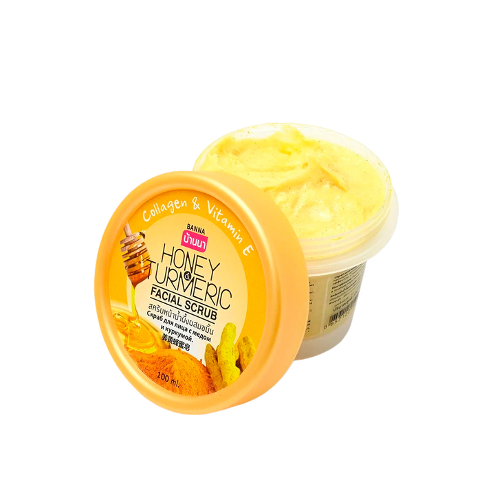 Скраб для лица Banna Honey Turmeric Facial Scrub Мед и Куркума 100 мл
