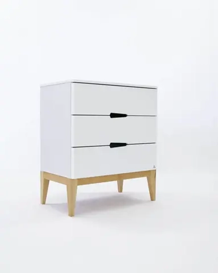 Комод ANTEMI Mia Light цвет: Белый/Дерево арт. НиК 69 б/д