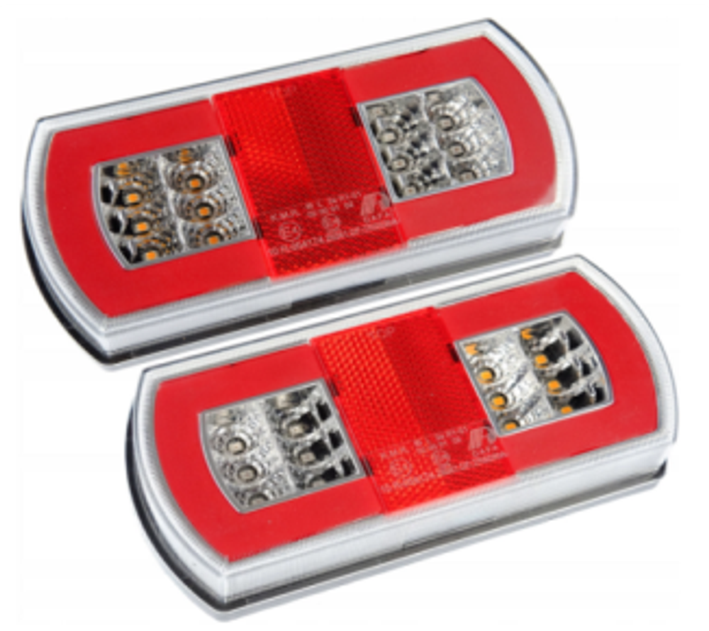 Фонарь задний UNIVERSAL ФЗУ-3 LED 12-24в NEON, размер 165х80х36мм