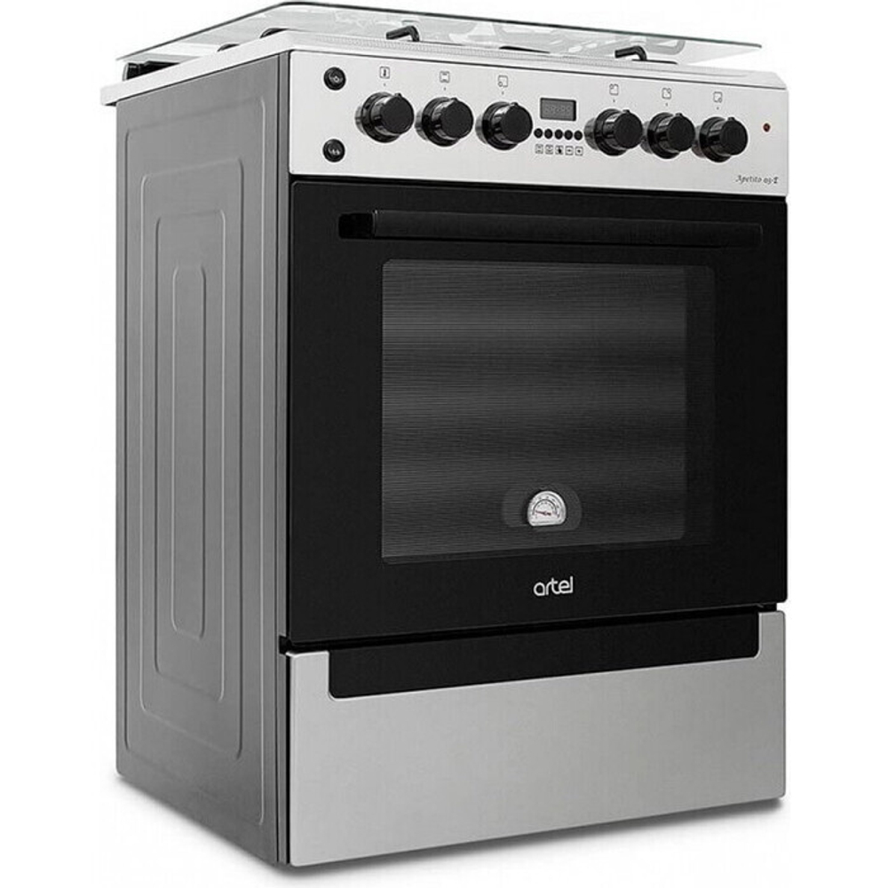 Плита газовая ARTEL APETITO 03-Е серая (ЧР, ГК, комб, 60х60)