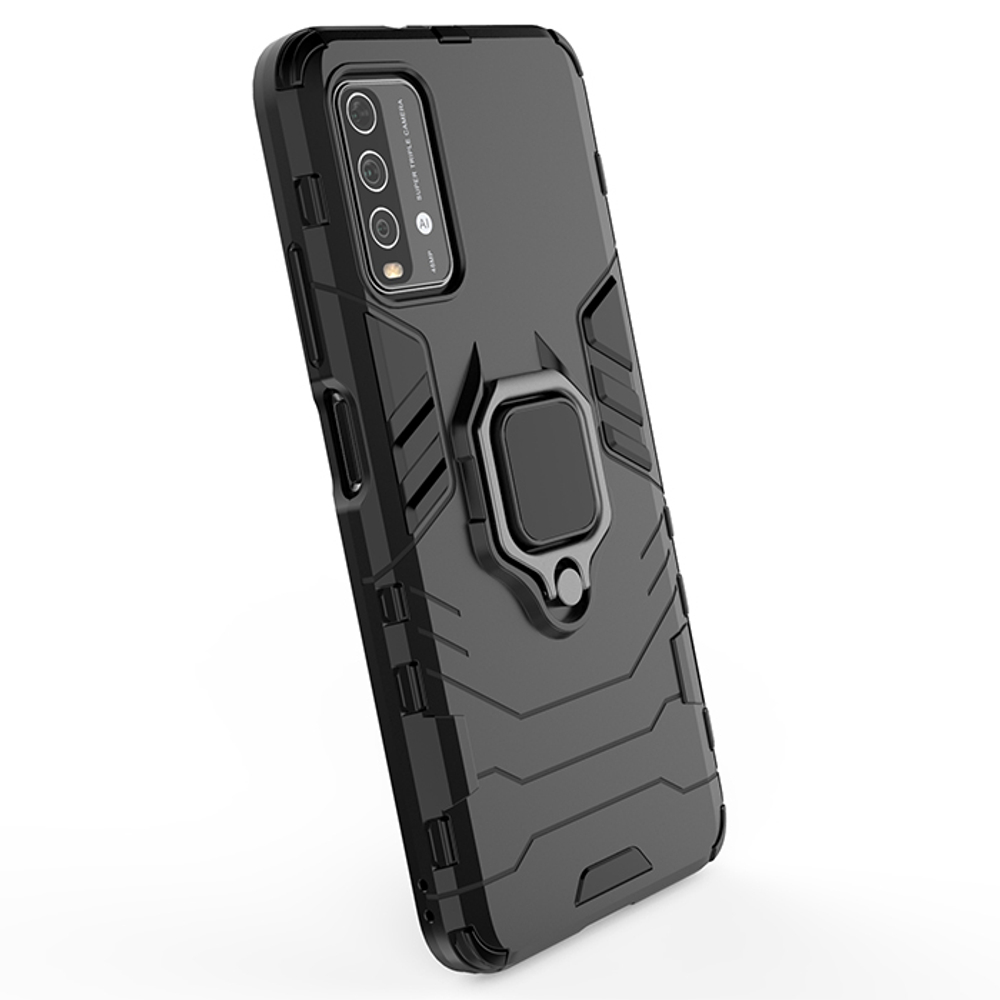 Противоударный чехол с кольцом Panther Case для Xiaomi Redmi 9T