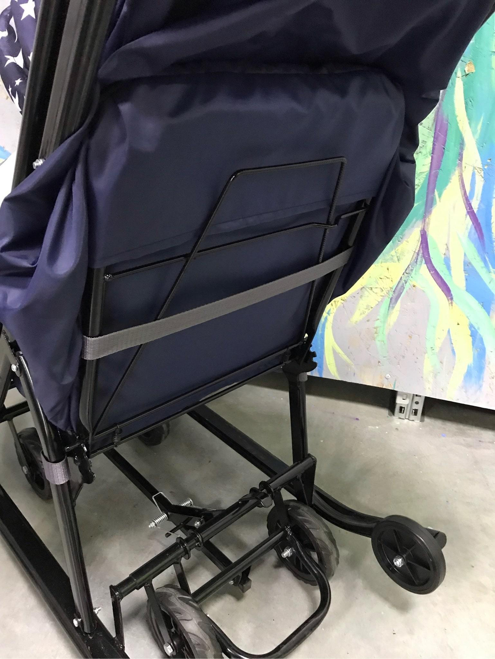 Санки - коляска Compact ЗВЕЗДЫ механизм смены полозьев на колеса, 3 положения, арт. PcS18 Pikate