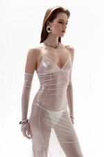 Туника пляжная MIST white