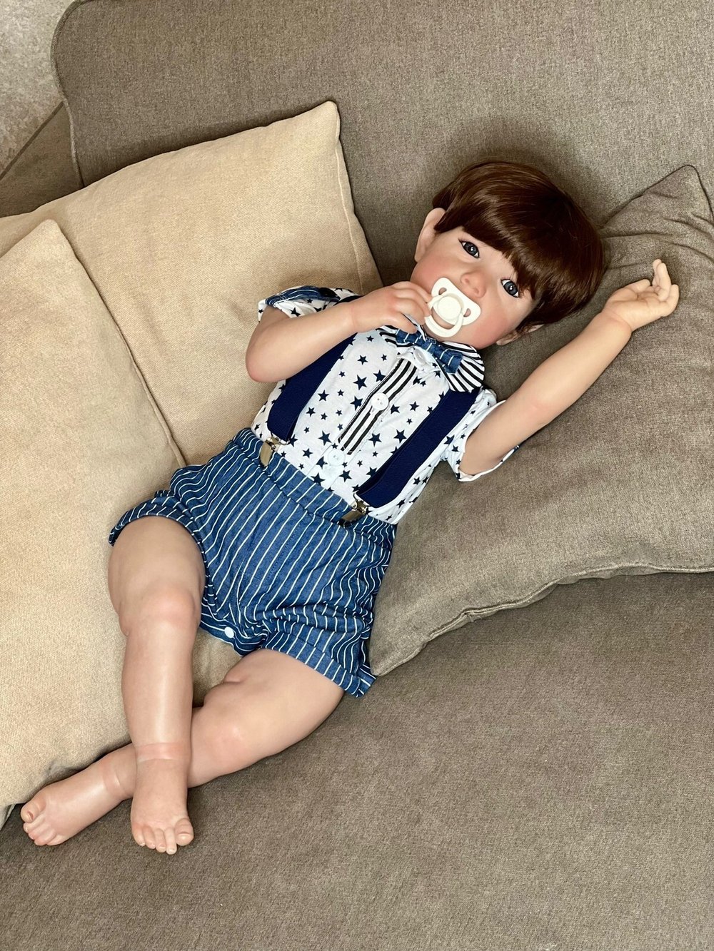 Кукла Реборн мягконабивная 70см в пакете (FA-349)