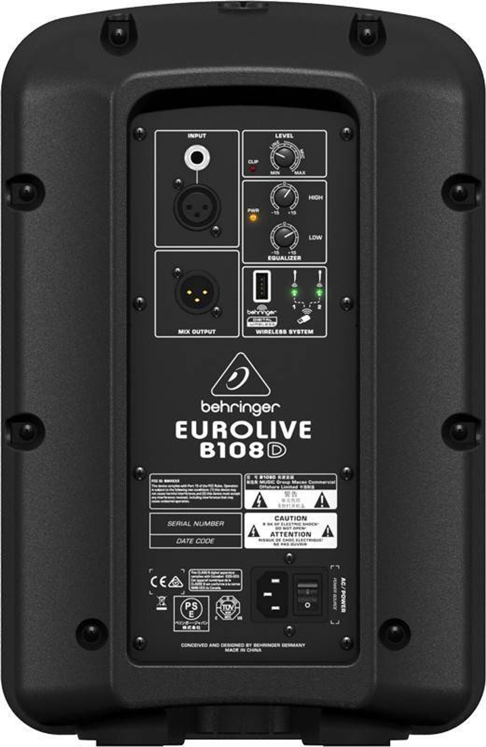 АКУСТИЧЕСКАЯ СИСТЕМА BEHRINGER EUROLIVE B108D
