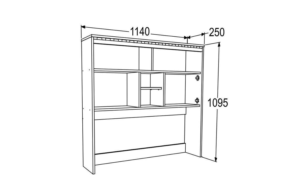 Ольга-13 Полка настольная