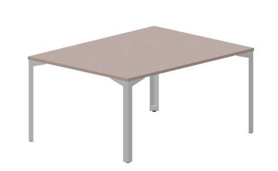 Составной стол на 2 рабочих места 118х156,6х75см, без отверстий