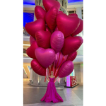 Сердце 68" Красный, Сатин/Red ВЗ