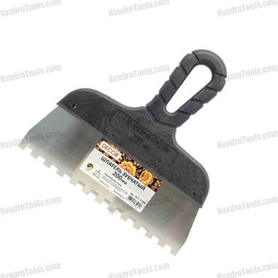 Гребенка с пластиковой ручкой 200 мм, зуб 8x8мм