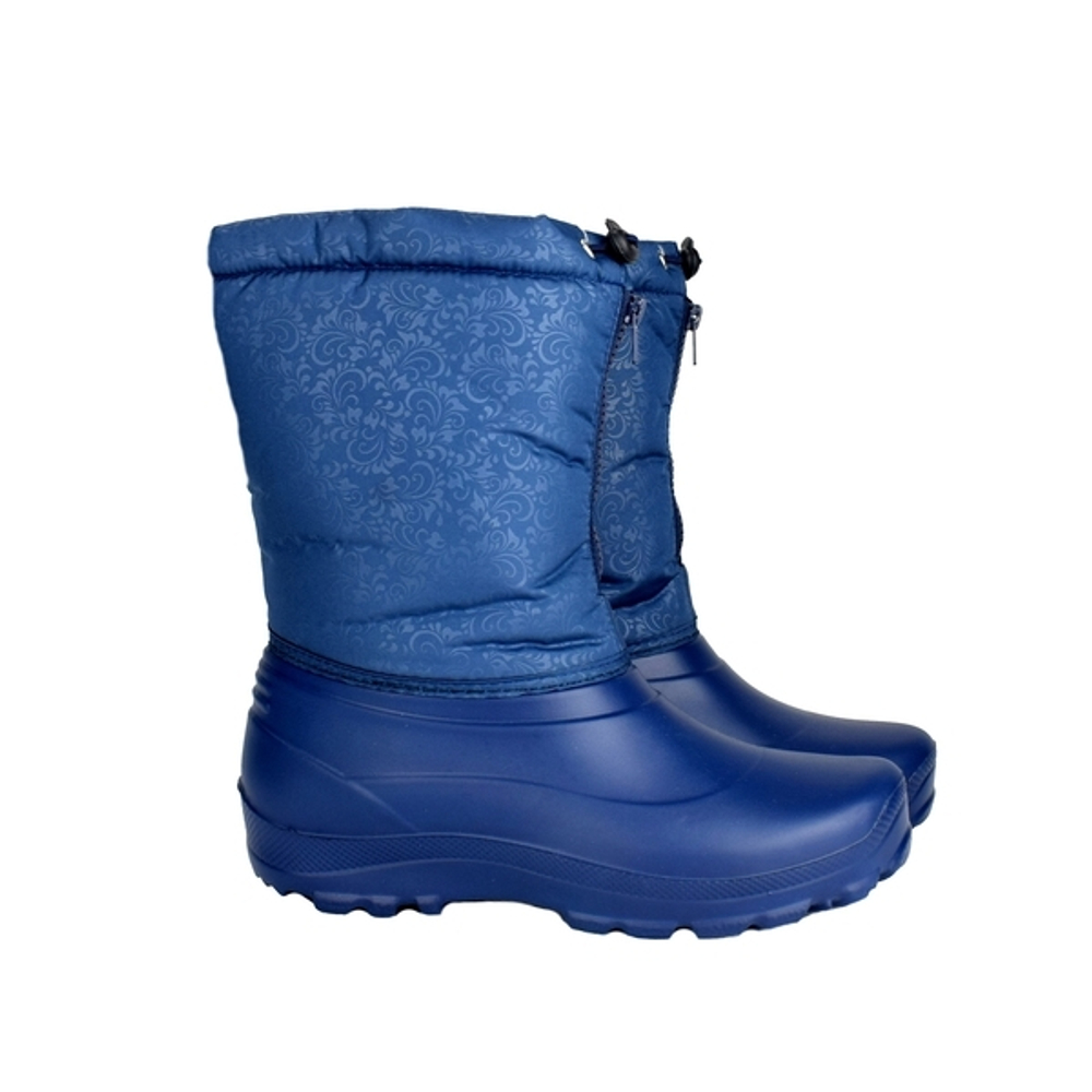 Сапоги женские из ЭВА с комбинированным верхом -20, Д426 (синий, 36-37)