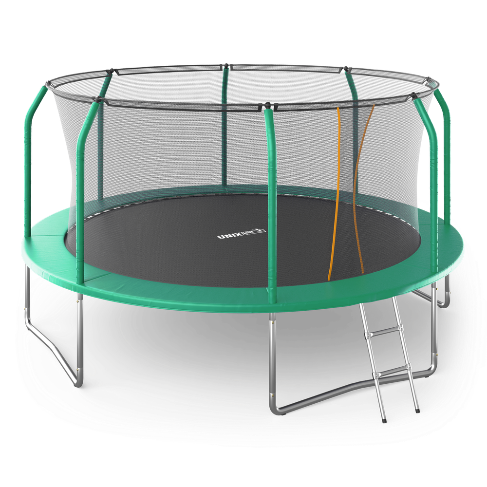 Батут UNIX Line SUPREME BASIC 14 ft (Green)