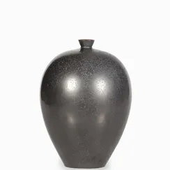 Ваза Noir высота 25 см, черная