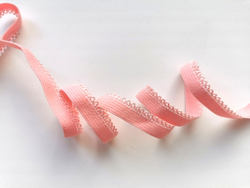 Ажурная резинка 9 мм, Флорида (розово-коралловый), (Арт: К94/9-1045), м