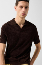 Рубашка-поло BOGNER FINN в коричневом цвете