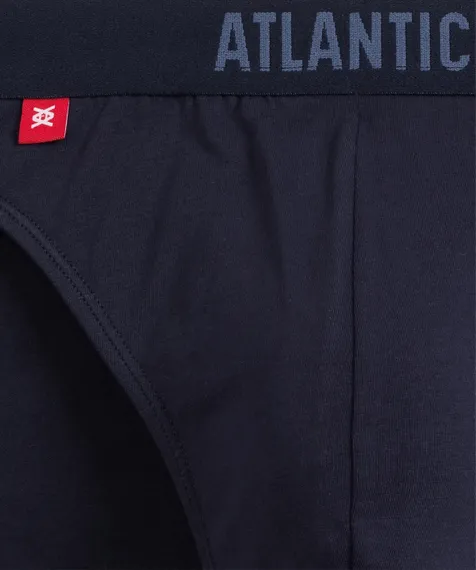 Трусы (5шт) мужские слипы спорт ATLANTIC 5SMP-004, светло-зеленый + темно-синий + светло-голубой + индиго + темно-голубой