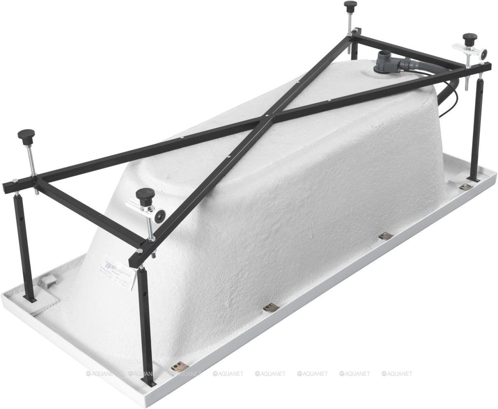 Акриловая ванна Aquanet (Акванет) Light 160x70 с каркасом