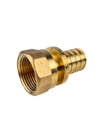 Муфта аксиальная, латунь, внутренняя резьба,25х3/4", желтый, RTP (150/5)