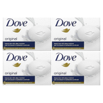 Dove, Мыло Beauty Bar, глубокое увлажнение, белое, 4 шт., По 106 г (3,75 унции)