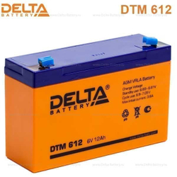 Аккумуляторная батарея Delta DTM 612 (6V / 12Ah)