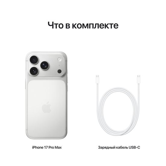 Apple iPhone 17 Pro Max eSIM 1 Тб , Silver , серебристый