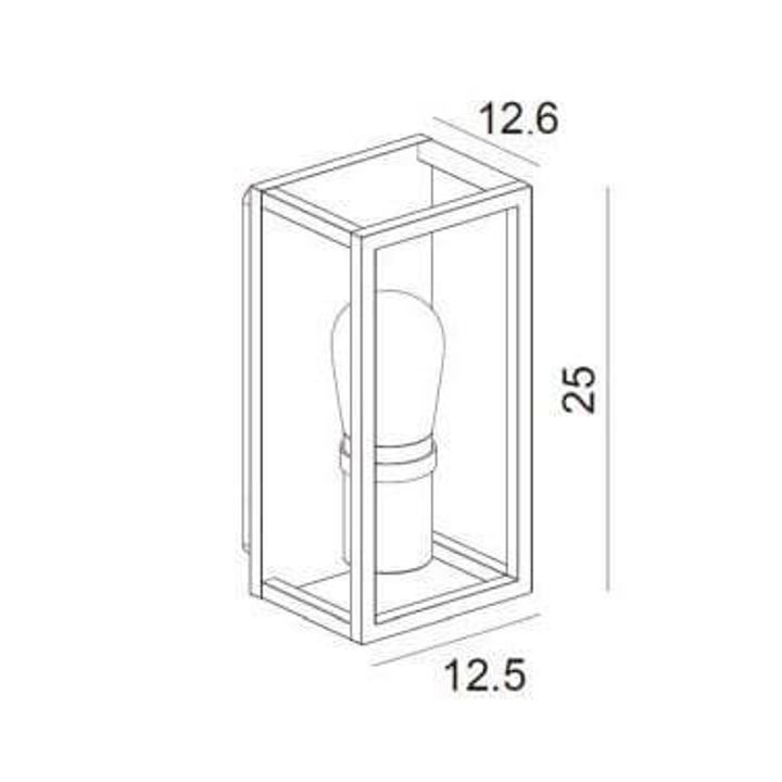 Уличный настенный светильник Lucide Carlyn 27200/01/31