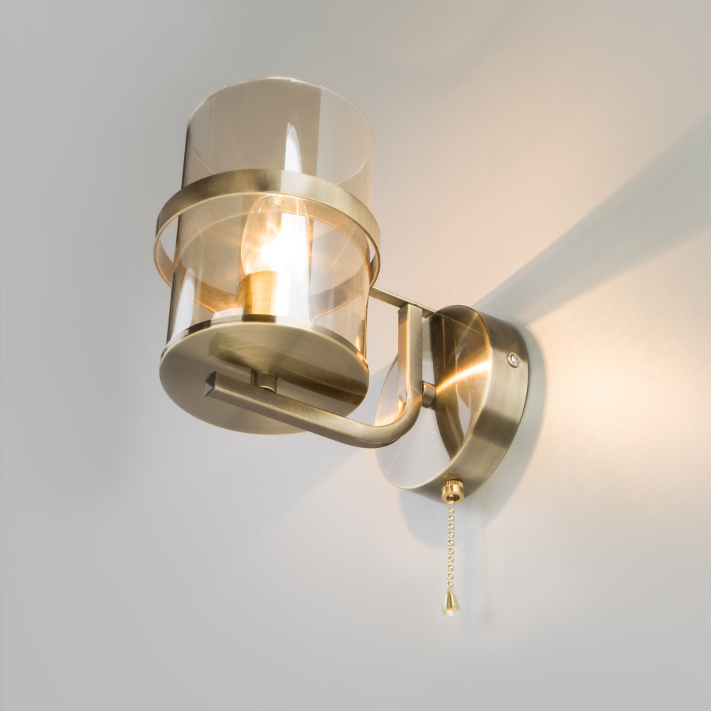 Настенный светильник 60085/1 античная бронза