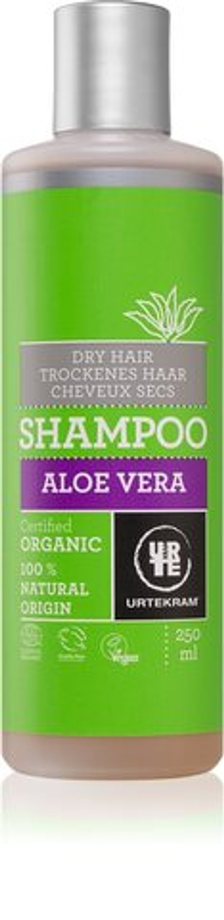 Urtekram Aloe Vera - шампунь для сухих волос /   250  ml  / GTIN 5765228837047