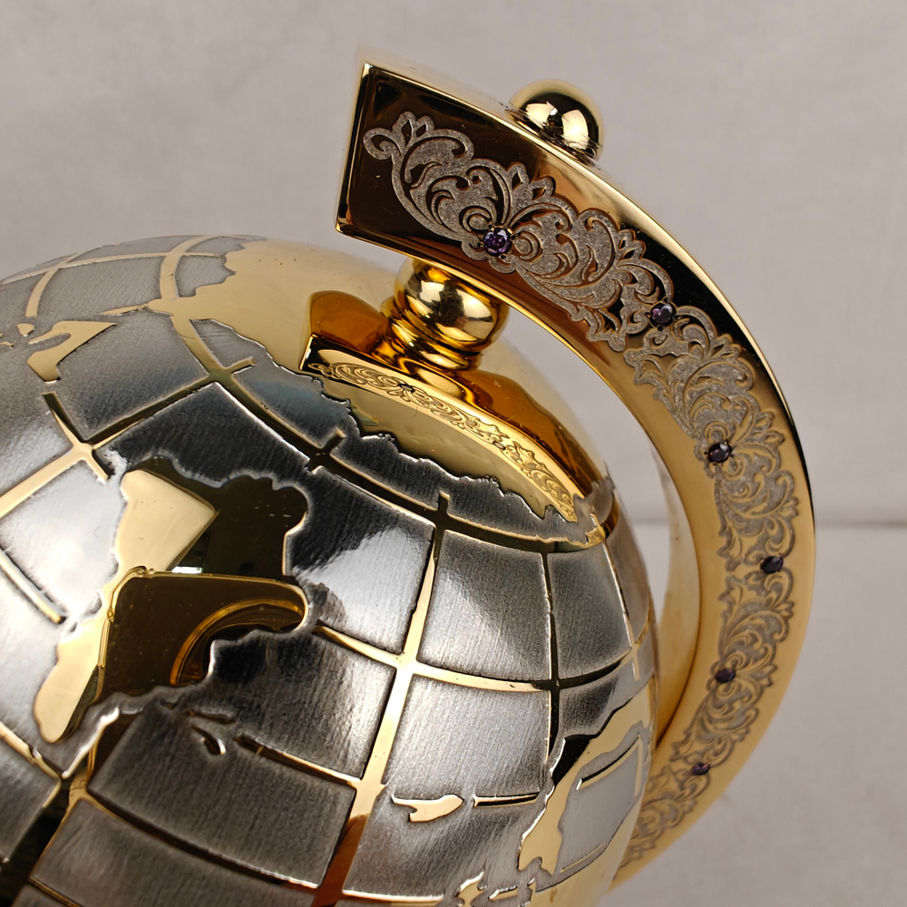 Глобус сувенирный "Золотой" (Златоуст)