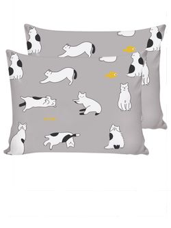 Наволочка комплект 2шт поплин Сказка "Локи" 50x70 см на молнии