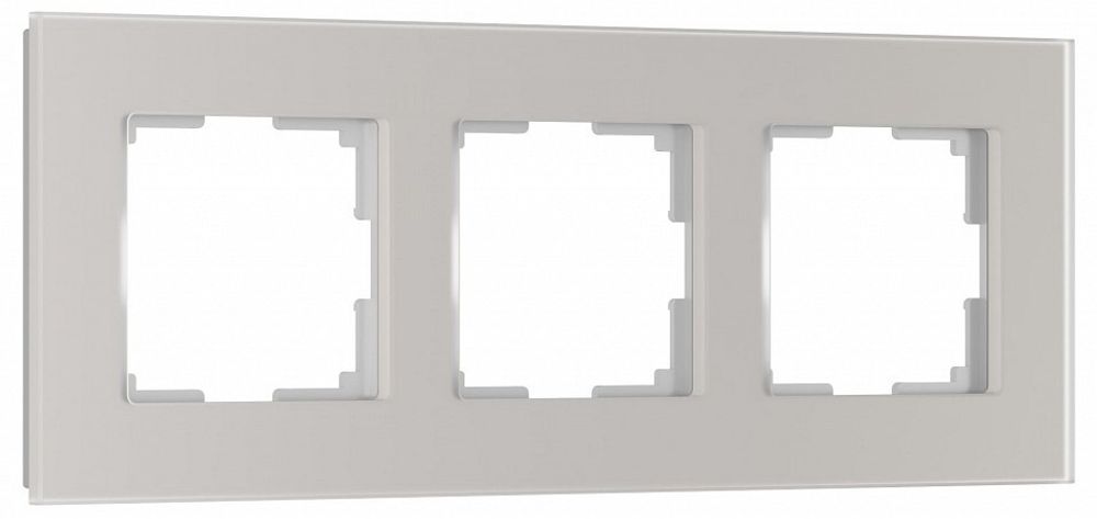 Рамка на 3 поста Werkel Senso дымчатый W0033117
