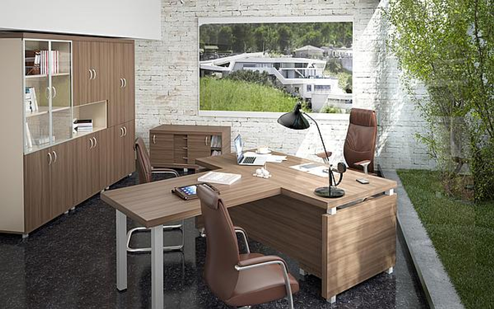 Шкаф низкий с нишей МОДЕРН