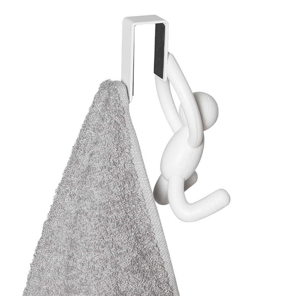 Набор надверных крючков buddy, белый, 2 шт.