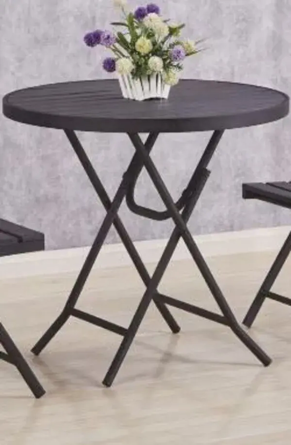 Комплектующие: Стол складной к артикулу 835-0053"Дачная симфония» DS-B406, 80*75 см, черный