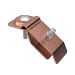 Держатель прутка на водостоке с болтом, медь