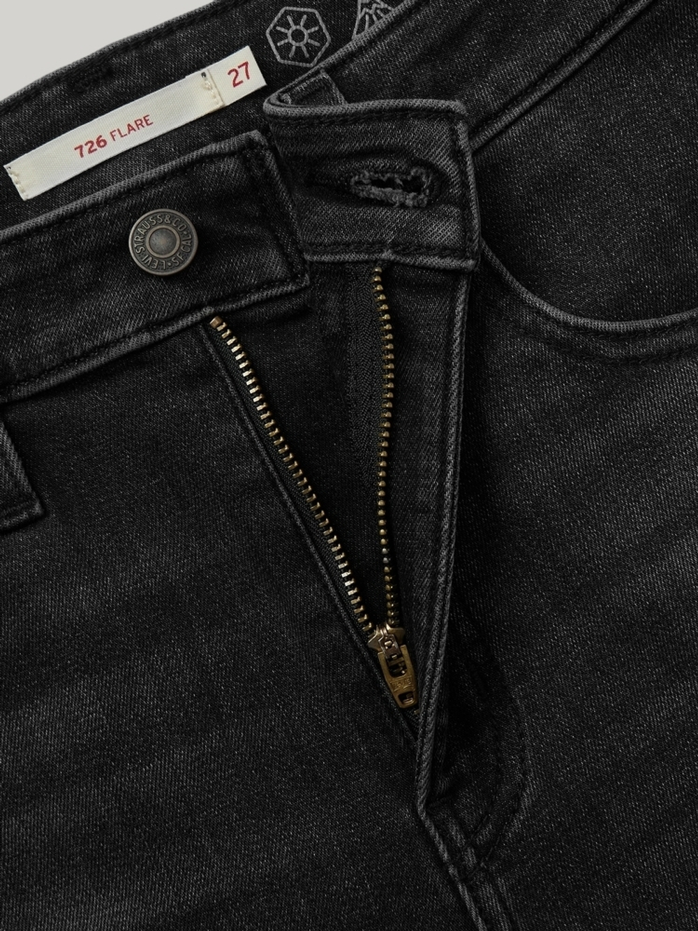 Женские джинсы клеш с завышенной талией Levi's 726 Flare A3410-0112